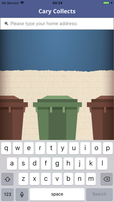 Emulate iPhone app Cary Collects using MyAndroid