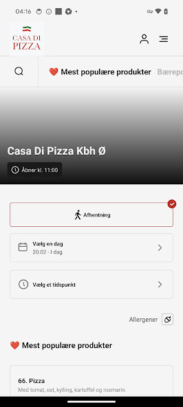 Run android online APK Casa Di Pizza Kbh Ø from MyAndroid or emulate Casa Di Pizza Kbh Ø using MyAndroid