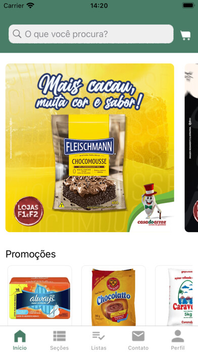 Emulate iPhone app Casa do Arroz Supermercados using MyAndroid Emulate iPhone app Casa do Arroz Supermercados using MyAndroid