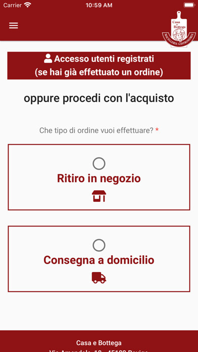 Emulate iPhone app Casa e Bottega Rovigo using MyAndroid Emulate iPhone app Casa e Bottega Rovigo using MyAndroid
