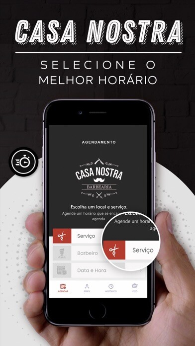 Emulate iPhone app Casa Nostra Barbearia using MyAndroid Emulate iPhone app Casa Nostra Barbearia using MyAndroid