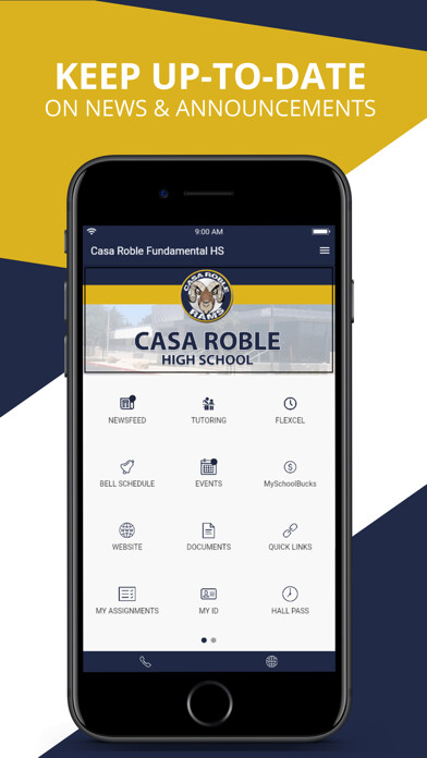 Emulate iPhone app Casa Roble Fundamental HS using MyAndroid Emulate iPhone app Casa Roble Fundamental HS using MyAndroid