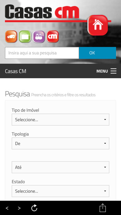 Emulate iPhone app Casas CM using MyAndroid Emulate iPhone app Casas CM using MyAndroid