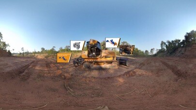 Emulate iPhone app CASE 360° Crawler Dozer APAC using MyAndroid