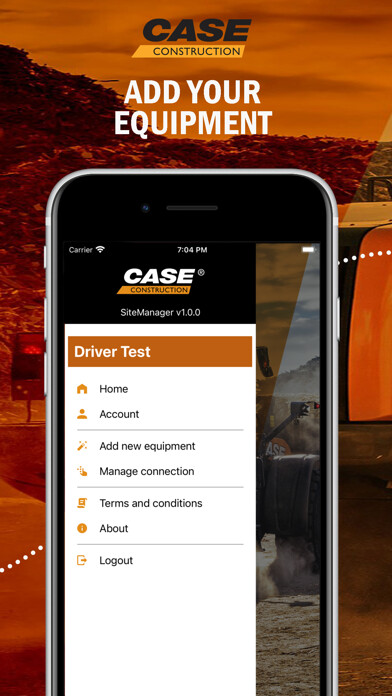 Emulate iPhone app CASE Site Manager using MyAndroid