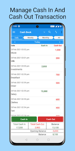 Run android online APK Cash Book- daily expenses from MyAndroid or emulate Cash Book- daily expenses using MyAndroid Run android online APK Cash Book- daily expenses from MyAndroid or emulate Cash Book- daily expenses using MyAndroid