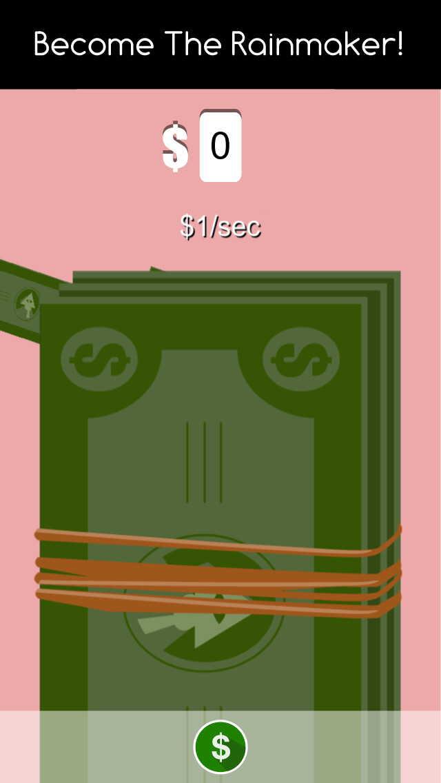 Emulate iPhone app Cash Clicker: Make It Rain Money Game using MyAndroid