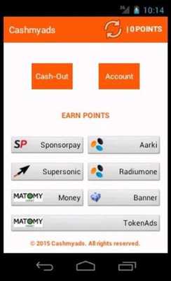 Emulate Android APK CASHMYADS