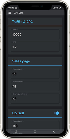 Run android online APK Cash On Delivery Calculator from MyAndroid or emulate Cash On Delivery Calculator using MyAndroid