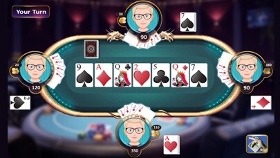 Emulate iPhone app Casino Card Poker- Multiplayer using MyAndroid