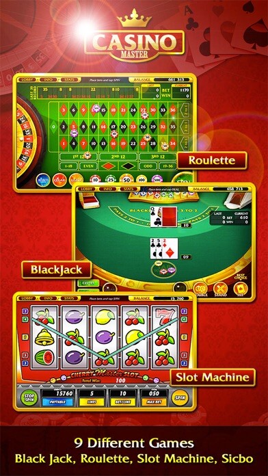 Emulate iPhone app Casino Master - Slots Poker using MyAndroid