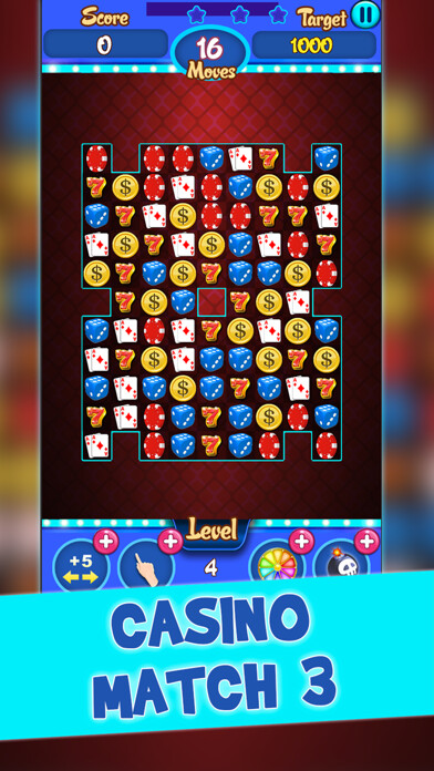Emulate iPhone app Casino Match 3 Puzzle using MyAndroid Emulate iPhone app Casino Match 3 Puzzle using MyAndroid