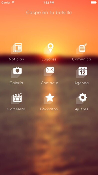 Emulate iPhone app Caspe en tu bolsillo using MyAndroid