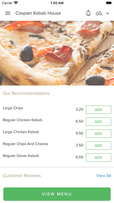 Emulate iPhone app Caspian Kebab House using MyAndroid Emulate iPhone app Caspian Kebab House using MyAndroid