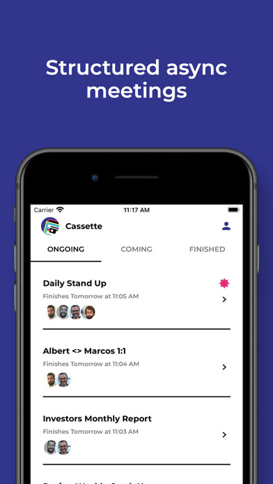 Emulate iPhone app Cassette: Meet Asynchronously using MyAndroid