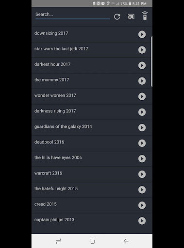 Run android online APK Cast Command from MyAndroid or emulate Cast Command using MyAndroid