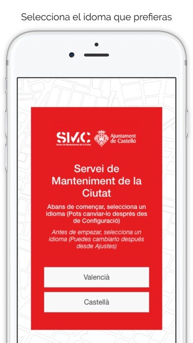 Emulate iPhone app Castelló SMC using MyAndroid