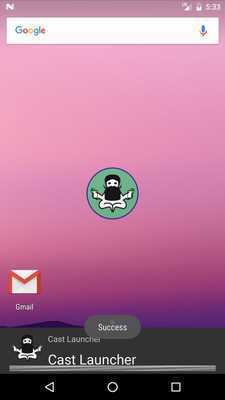 Emulate Android APK Cast Launcher