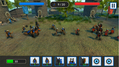 Emulate iPhone app Castle Kingdom Wars using MyAndroid