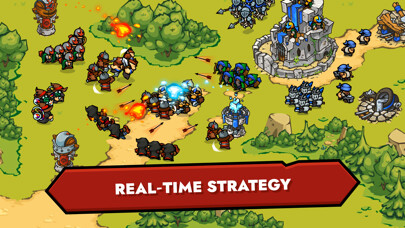 Emulate iPhone app Castlelands: RTS strategy game using MyAndroid