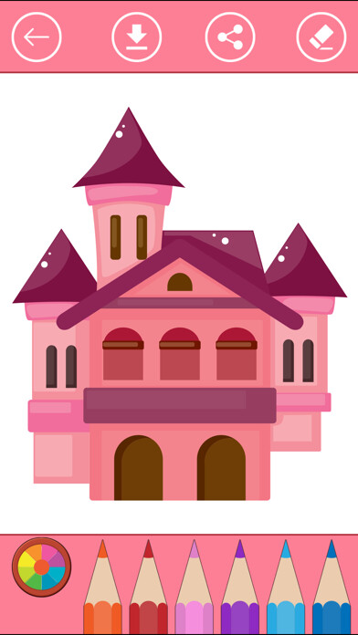 Emulate iPhone app Castle & Princess Coloring Book: Learn to color using MyAndroid Emulate iPhone app Castle & Princess Coloring Book: Learn to color using MyAndroid