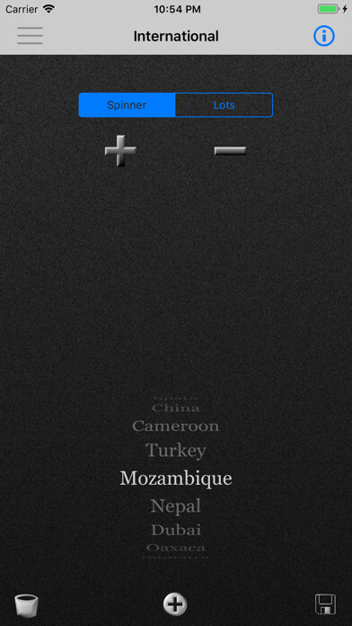 Emulate iPhone app Cast Lots using MyAndroid