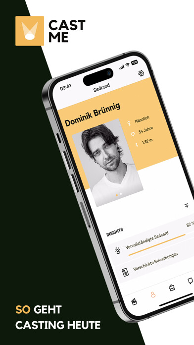Emulate iPhone app CAST ME - Castings für Talents using MyAndroid Emulate iPhone app CAST ME - Castings für Talents using MyAndroid