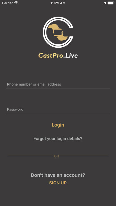 Emulate iPhone app CastPro.Live Director using MyAndroid