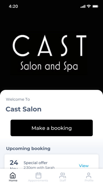 Emulate iPhone app Cast Salon using MyAndroid Emulate iPhone app Cast Salon using MyAndroid