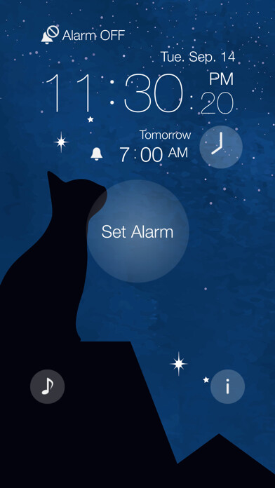 Emulate iPhone app Cat Alarm Clock :3 using MyAndroid Emulate iPhone app Cat Alarm Clock :3 using MyAndroid