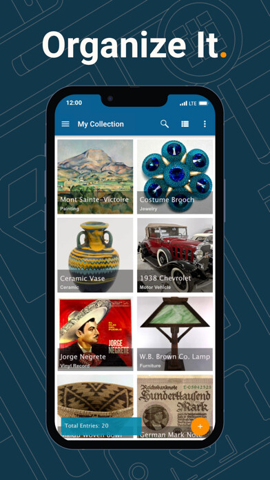 Emulate iPhone app CatalogIt: Manage Collections using MyAndroid