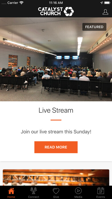 Emulate iPhone app Catalyst Church Artesia using MyAndroid Emulate iPhone app Catalyst Church Artesia using MyAndroid