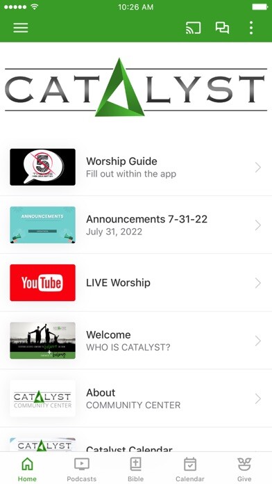 Emulate iPhone app Catalyst-Mayfield using MyAndroid