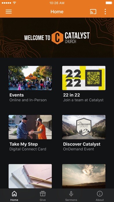 Emulate iPhone app Catalyst Woodland using MyAndroid