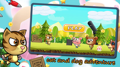 Emulate iPhone app cat and dog go - animal run game adventure for kids using MyAndroid Emulate iPhone app cat and dog go - animal run game adventure for kids using MyAndroid