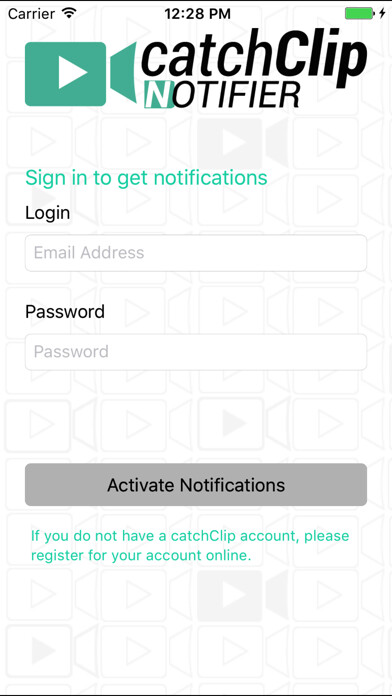 Emulate iPhone app catchClip Notifier using MyAndroid