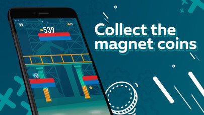 Emulate iPhone app Catch coins - Shift Polarity using MyAndroid