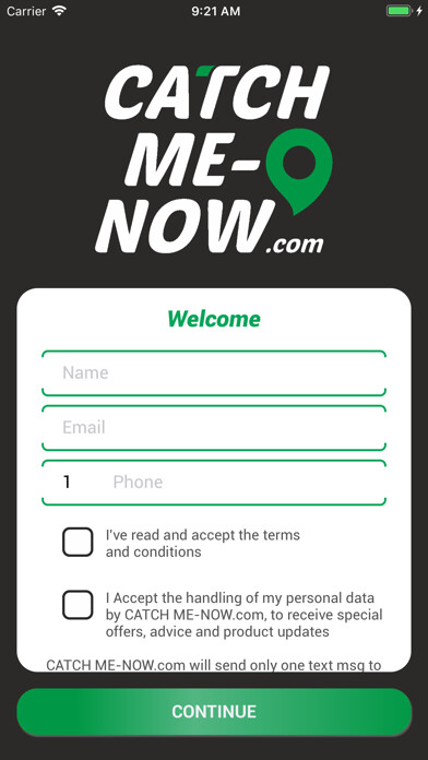 Emulate iPhone app Catch Me Now using MyAndroid
