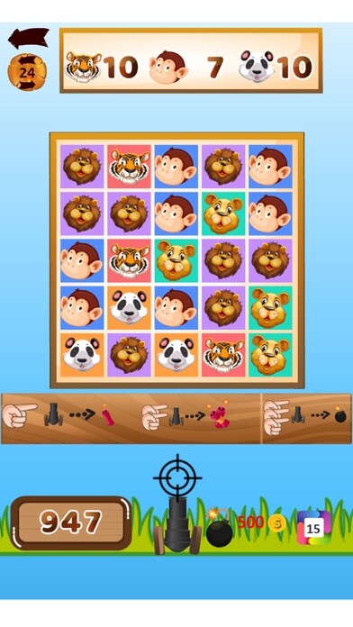 Emulate iPhone app Catch the Animals using MyAndroid