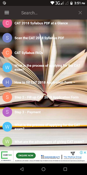 Run android online APK CAT - Common Admission Test from MyAndroid or emulate CAT - Common Admission Test using MyAndroid