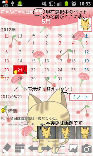 Emulate Android APK Cat Diary Free(Pet)