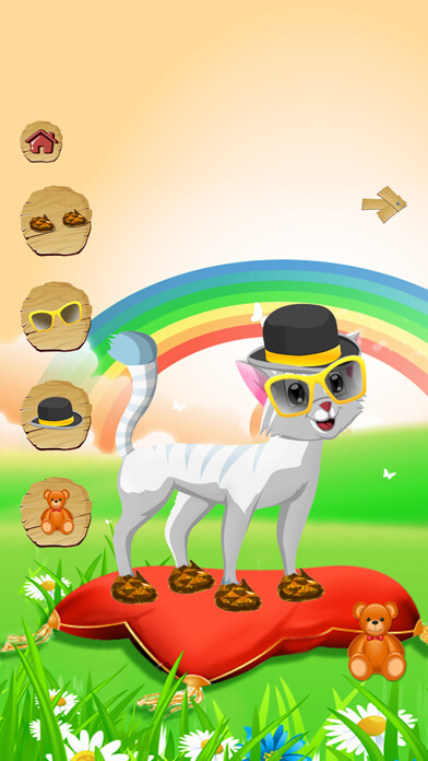 Emulate iPhone app Cat Doctor - kids game using MyAndroid