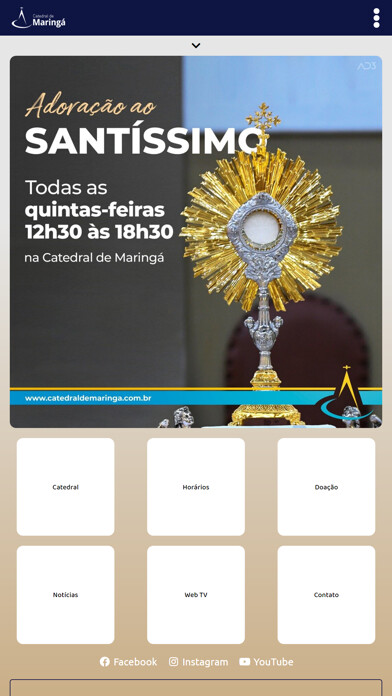 Emulate iPhone app Catedral Metropolitana Maringá using MyAndroid Emulate iPhone app Catedral Metropolitana Maringá using MyAndroid