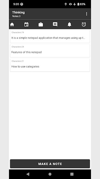 Run android online APK Category Notes from MyAndroid or emulate Category Notes using MyAndroid
