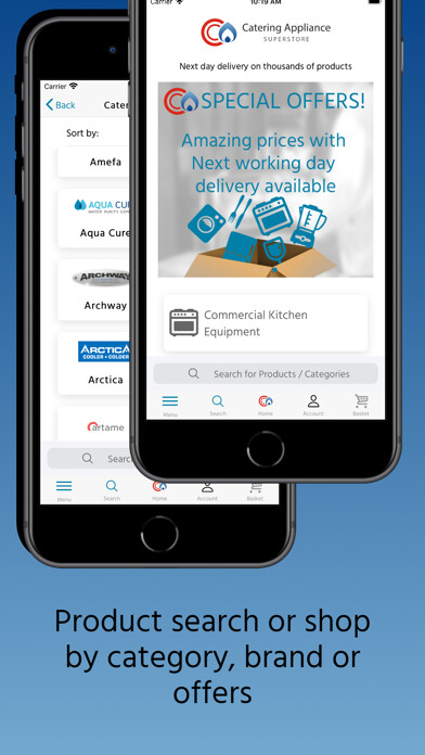 Emulate iPhone app Catering Appliance Superstore using MyAndroid Emulate iPhone app Catering Appliance Superstore using MyAndroid