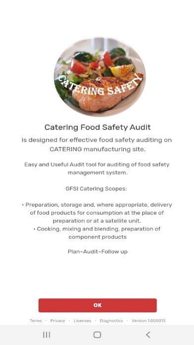 Emulate iPhone app Catering Food Safety Audit using MyAndroid Emulate iPhone app Catering Food Safety Audit using MyAndroid