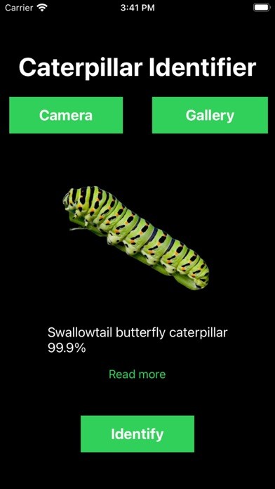 Emulate iPhone app Caterpillar Identifier using MyAndroid Emulate iPhone app Caterpillar Identifier using MyAndroid