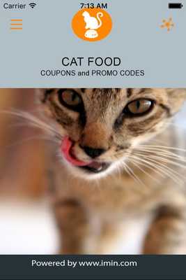 Emulate Android APK Cat Food Coupons - ImIn!