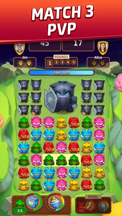 Emulate iPhone app Cat Force – PvP Match 3 Game using MyAndroid Emulate iPhone app Cat Force – PvP Match 3 Game using MyAndroid