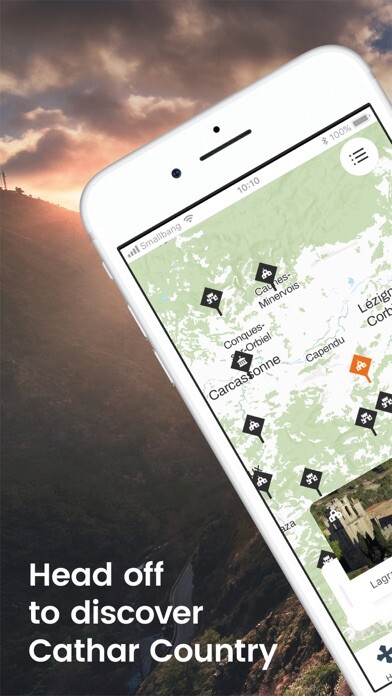 Emulate iPhone app Cathar Country using MyAndroid